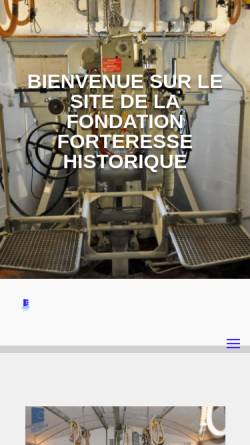 Vorschau der mobilen Webseite forteresse-st-maurice.ch, Forteresse Historique de St. Maurice