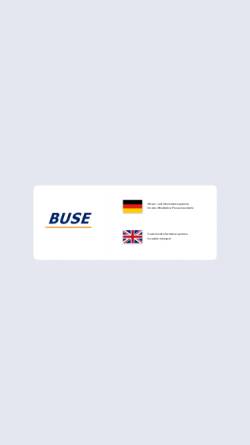 Vorschau der mobilen Webseite www.buse-gmbh.de, Buse GmbH