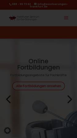 Vorschau der mobilen Webseite www.essstoerungen-frankfurt.de, Frankfurter Zentrum für Essstörungen