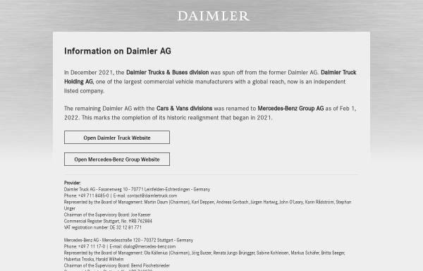 Vorschau von info.daimler.com, Daimler