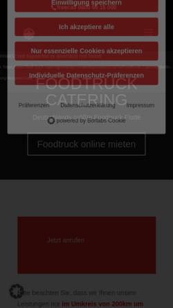 Vorschau der mobilen Webseite www.redo-partyservice.de, Redo Catering & Event Inh. Renè Dost