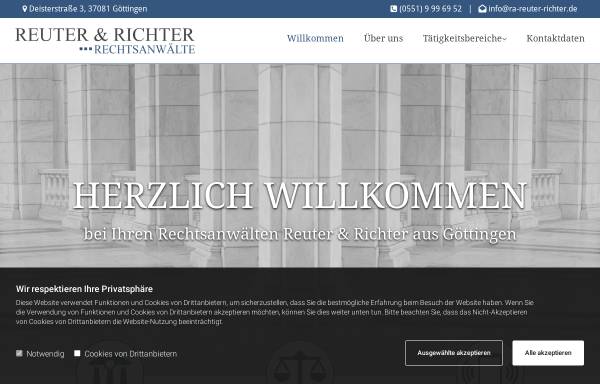 Vorschau von www.ra-reuter-richter.de, Rechtsanwälte Reuter & Richter
