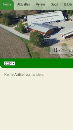 Vorschau der mobilen Webseite rvheessen.de, Reit- und Fahrverein Heessen