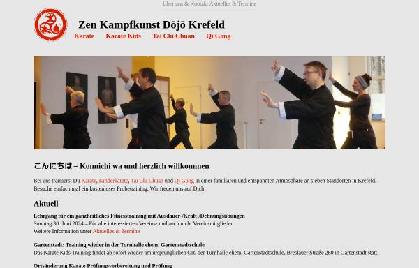 Vorschau von www.zen-kampfkunst-krefeld.de, Zen Kampfkunst Dojo Krefeld
