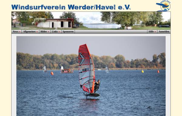Vorschau von www.wsv-werder.de, Windsurfverein Werder/Havel e.V.
