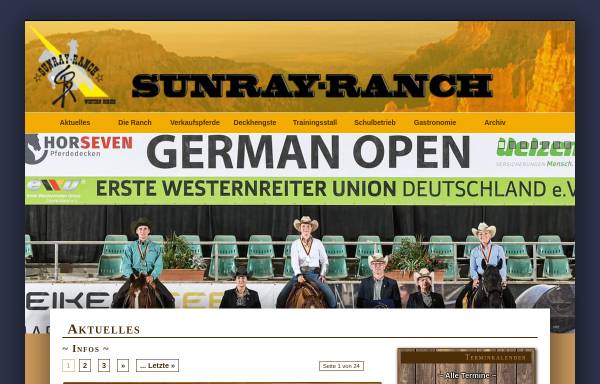 Vorschau von www.sunray-ranch.de, Sunray-Ranch