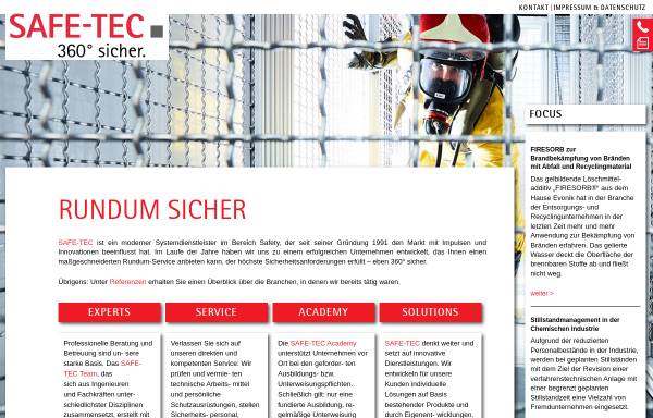 Vorschau von safe-tec.de, Safe-Tec GmbH