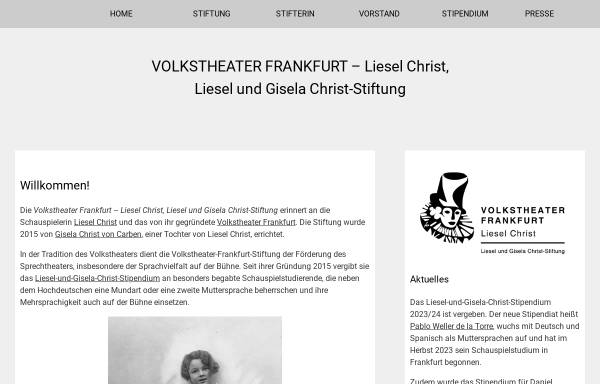 Vorschau von www.volkstheater-frankfurt-stiftung.de, Volkstheater Frankfurt