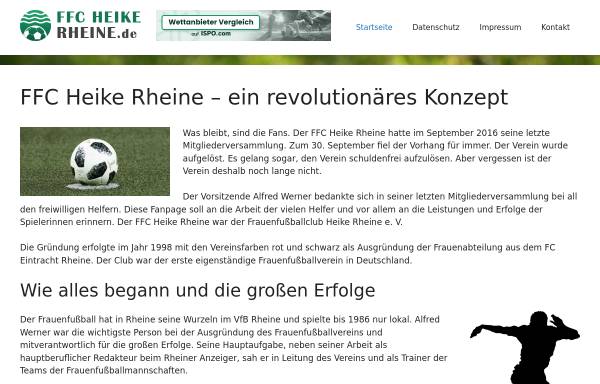 Vorschau von www.ffc-heike-rheine.de, FFC Heike Rheine e.V.