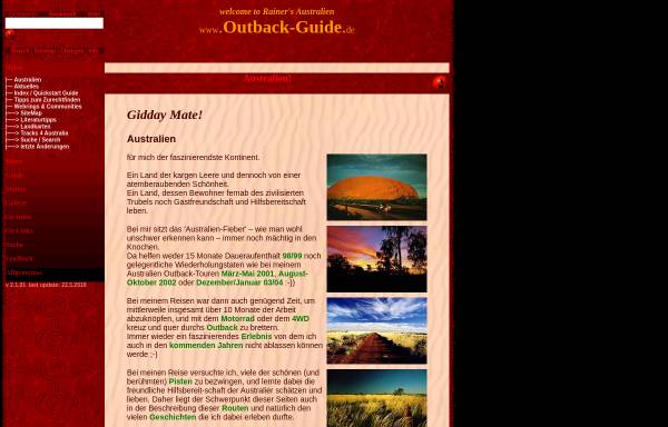 Vorschau von www.outback-guide.de, Outback-Guide