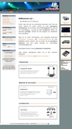 Vorschau der mobilen Webseite www.licht-ton-vermietung.de, Licht-Ton-Vermietung Tobias Alter