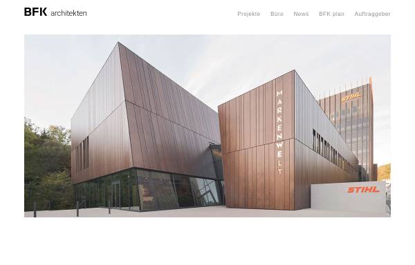 Vorschau von www.bfk-architekten.de, BFK und Partner Architekten BDA