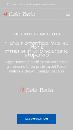 Vorschau der mobilen Webseite www.calabella.it, Cala Bella