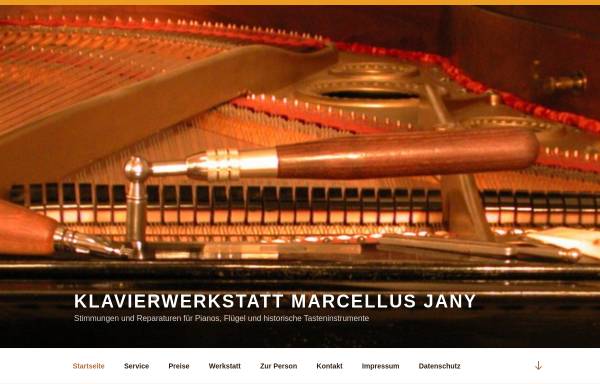 Vorschau von www.klavierstimmer-jany.de, Jany, Marcellus