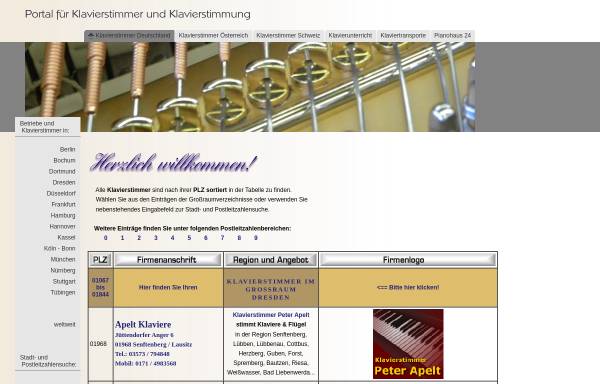 Vorschau von www.klavierstimmer.org, Klavierstimmer.org