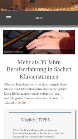 Vorschau der mobilen Webseite www.klavierstimmer.com, Rossin, Vadim