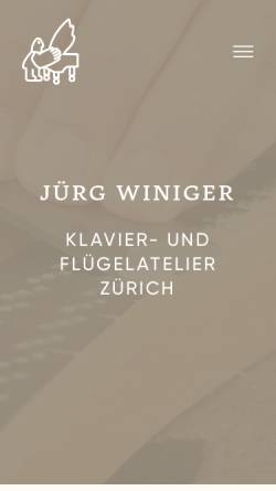 Vorschau der mobilen Webseite www.jwiniger.ch, Winiger, Jürg