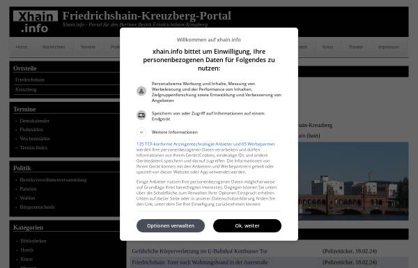 Xhain.info - Friedrichshain-Kreuzberg-Portal