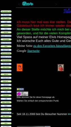Vorschau der mobilen Webseite www.elvis1.ch, Erwins Elvis-Homepage