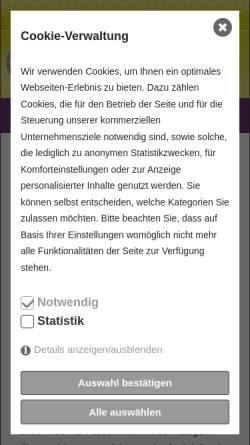 Vorschau der mobilen Webseite www.beratung-therapie.de, Fettsucht