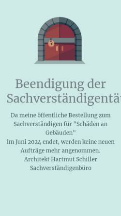 Vorschau der mobilen Webseite www.architekt-schiller.de, Schiller, Hartmut