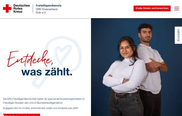 Vorschau von www.freiwilligendienste-koeln.de, DRK Kreisverband Köln e.V.