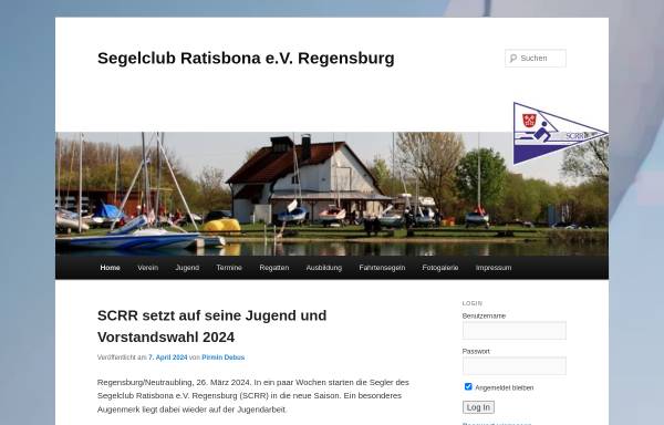 Vorschau von www.scrr.de, Segelclub Ratisbona e.V.