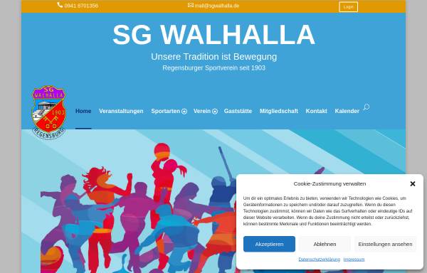 Vorschau von sg-walhalla.de, Sportgemeinschaft Walhalla e.V.