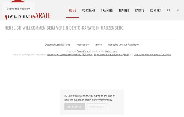 Vorschau von www.dento-karate.de, Dento-Karate
