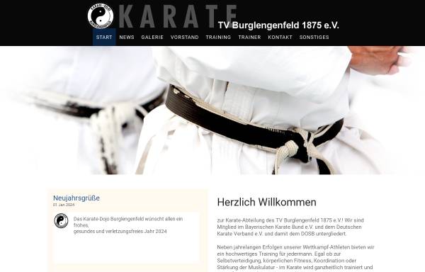 Vorschau von www.karate-burglengenfeld.de, Karate Burglengenfeld