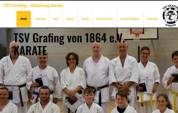 Vorschau von www.shotokan-karate-grafing.de, TSV Grafing Abteilung Karate Shotokan/Fudoshin Ryu