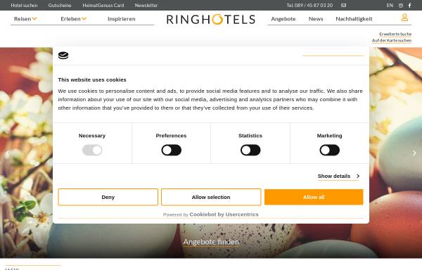 Vorschau von www.ringhotels.de, Ringhotels