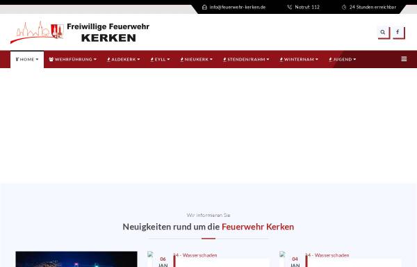 Vorschau von www.feuerwehr-nieukerk.de, Freiwillige Feuerwehr Kerken-Nieukerk