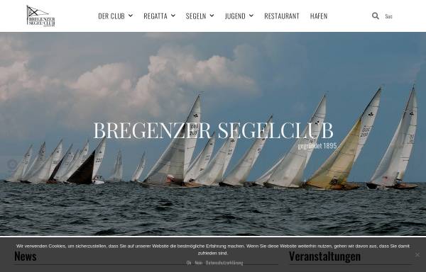 Vorschau von www.bsc.or.at, Bregenzer Segelclub
