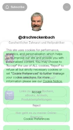 Schreckenbach, Dr. med. dent. Dirk, privatzahnärztliche Praxis
