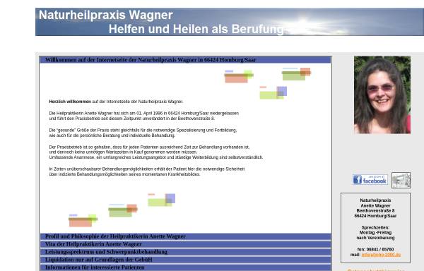 Vorschau von www.nhp-2000.de, Wagner, Anette Heilpraktikerin