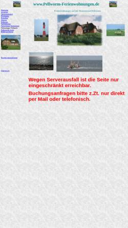 Vorschau der mobilen Webseite www.pellworm-ferienwohnungen.de, Ferienwohnungen Ingrid Boie