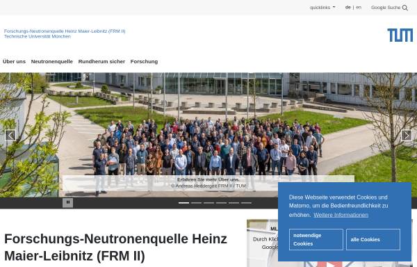 Vorschau von www.frm2.de, Bürger gegen Atomreaktor Garching