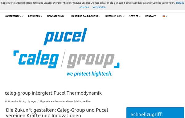 Vorschau von www.pucel.de, Pucel Thermodynamik GmbH