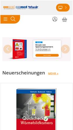 Vorschau der mobilen Webseite www.storck-verlag.de, Storck-Verlag