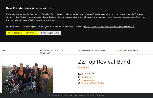 Vorschau von bandliste.de, ZZ Top Revival Band