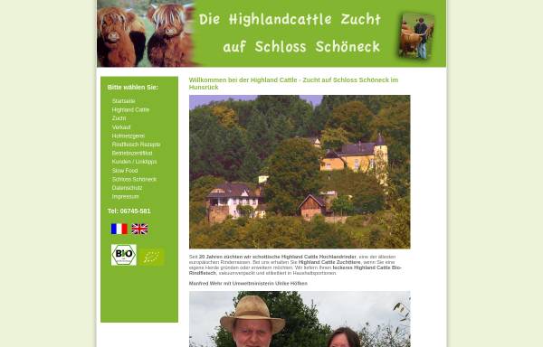 Vorschau von www.highlandcattle-hunsrueck.de, Highlandcattle Hunsrück