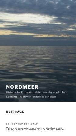 Vorschau der mobilen Webseite www.ralf-thomas-hillebrand.de, Segelreise zum Nordmeer