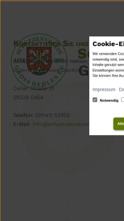 Vorschau der mobilen Webseite schuetzenverein-gross-hehlen.de, Schützenverein Groß Hehlen e.V.