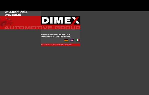 Vorschau von www.dimex-group.com, Dimex Automotive Group GmbH
