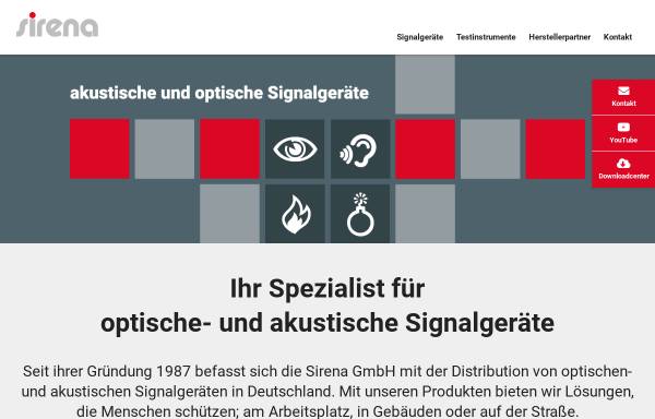 Vorschau von sirenagmbh.de, Sirena Handelsgesellschaft mbH