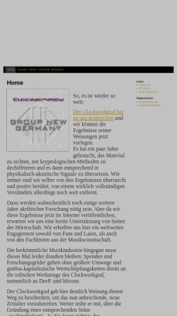 Vorschau der mobilen Webseite www.clockworkgod.de, Clockwordgod