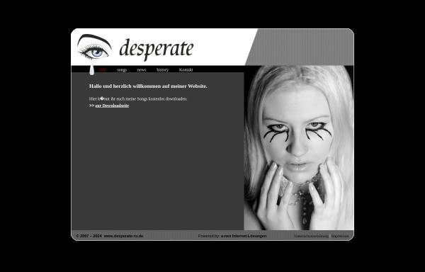 Vorschau von www.desperate-ro.de, Desperate