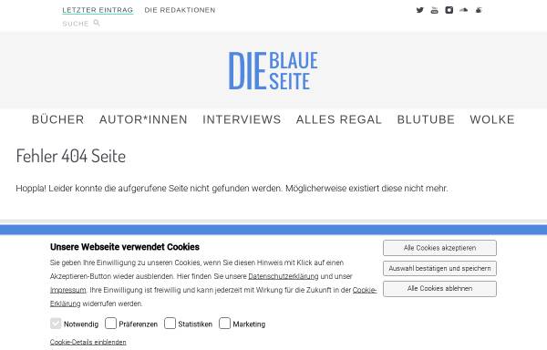 Vorschau von www.die-blaue-seite.de, Interview mit Derek Meister