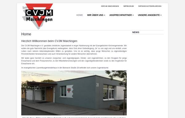 Vorschau von www.cvjm-maichingen.de, CVJM Maichingen